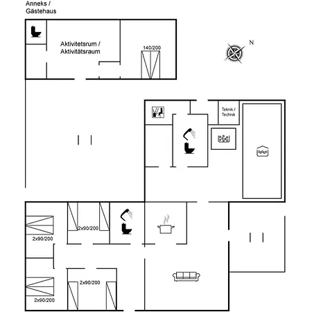 Сasa de vacaciones Guthbrand - 1-3km From The Sea By Interhome